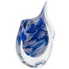 Vaso Scultoreo "Akuti" con Decoro Petalo in Vetro di Murano – Pezzo Unico, H 34cm